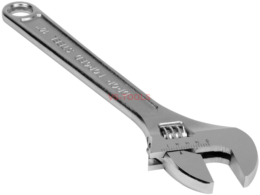10inch 250mm Universal Adjustable Jaw Steel Wrench Measurement